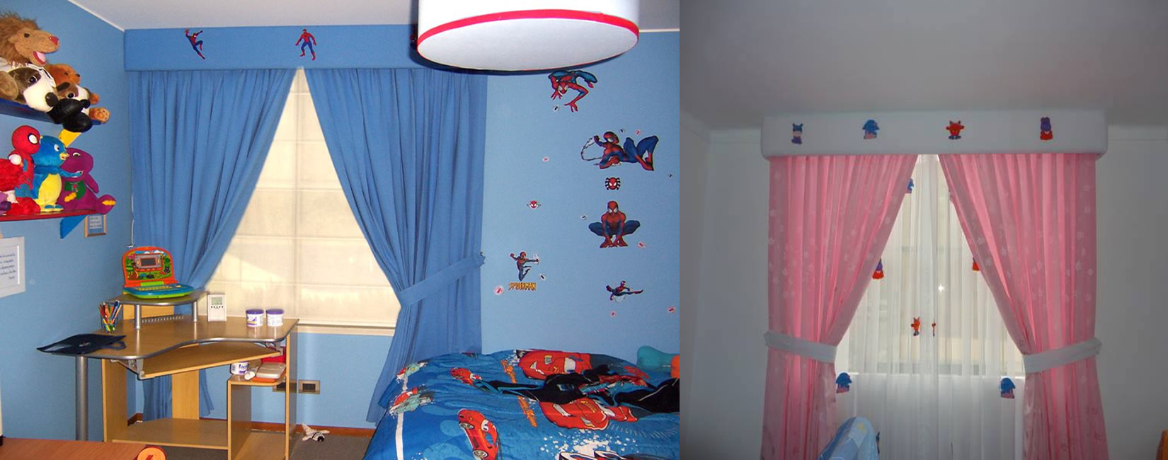 cortinas infantiles de 16mm